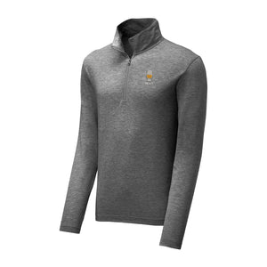 Whiskey Neat Triblend Quarter Zip Pullover