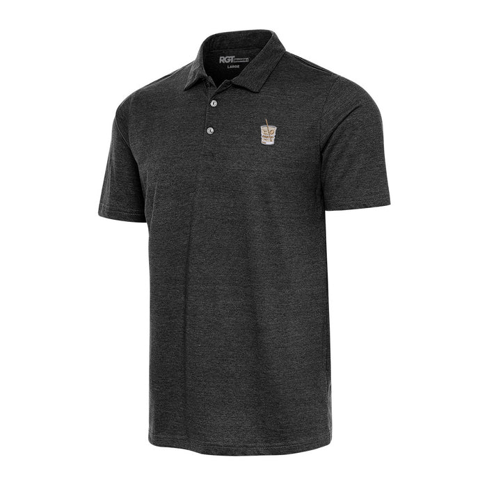 White Russian Icon - Heathered Blend Polo