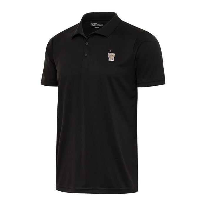 White Russian Icon - Performance Wicking Polo