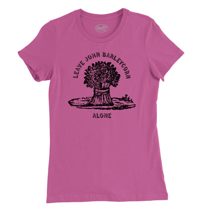 Leave John Barleycorn Alone Womens T-Shirt (Inspired by Traffic)