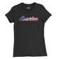 America Old Glory Script Womens T-Shirt