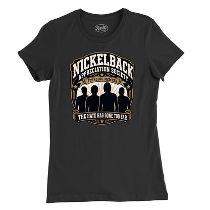 Nickelback Appreciation Society Womens T-Shirt
