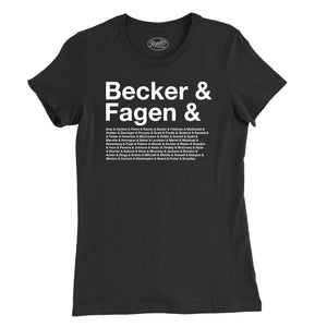 Becker & Fagen Et Al Womens T-Shirt (Inspired by Steely Dan)