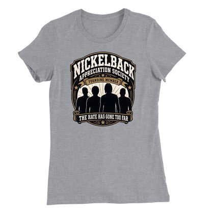 Nickelback Appreciation Society Womens T-Shirt