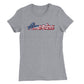 America Old Glory Script Womens T-Shirt