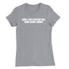 Surely Not Everyone Will Wang Chung Womens T-Shirt (Inspired by Wang Chung) - Heather Grey