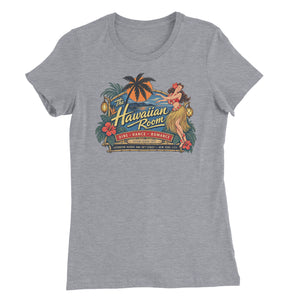 The Hawaiian Room Tiki Bar Womens T-Shirt — Heather Grey