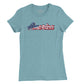 America Old Glory Script Womens T-Shirt