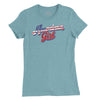 American Girl Womens T-Shirt - Lagoon Blue