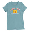 Morrison Hotel Womens T-Shirt (Inspired by The Doors) - Lagoon Blue