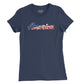 America Old Glory Script Womens T-Shirt