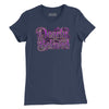 Dearly Beloved Paisley Womens T-Shirt (Inspired by Prince) - Navy
