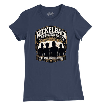Nickelback Appreciation Society Womens T-Shirt