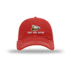 Yacht Rock Captain - Soft Mesh Trucker - RED