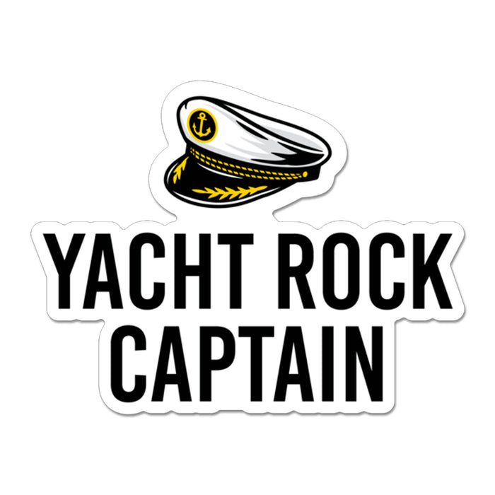Yacht Rock Captain Decal