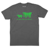 You Have Died of Dysentery T-Shirt (Inspired by Oregon Trail) - Dark Heather