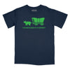 You Have Died of Dysentery Relaxed Fit T-Shirt (Inspired by Oregon Trail) - Navy