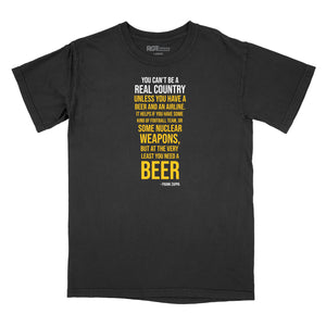 You Need a Beer Zappa Quote Premium Relaxed T-Shirt