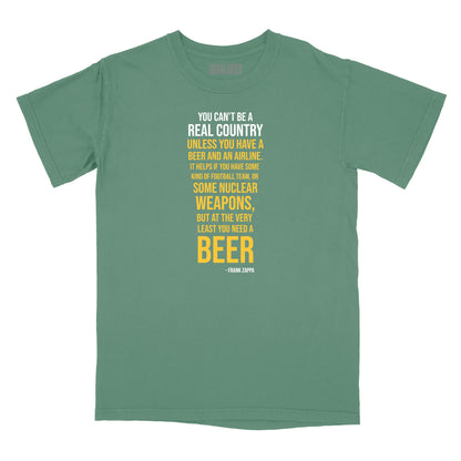 You Need a Beer Zappa Quote Relaxed Fit T-Shirt