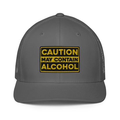 May Contain Alcohol Flexfit Structured Trucker