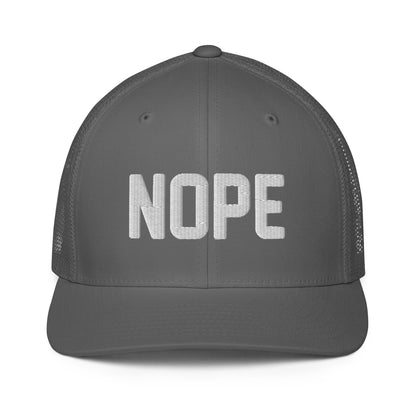 The Nope Flexfit Structured Trucker