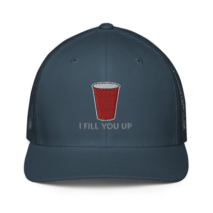 I Fill You Up Flexfit Structured Trucker