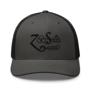 Zoso Combo Blackout Structured Trucker