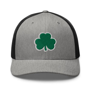 Shamrock Kelly & White Structured Trucker