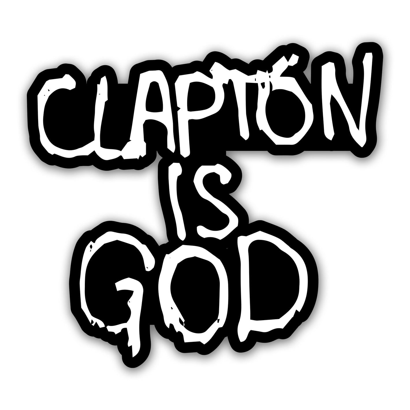 Clapton is God Decal